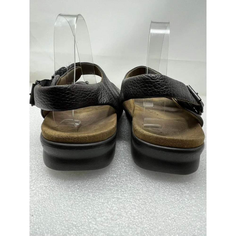 SAS Tripad Comfort Mens 12 Leather Sandals Brown Buckle Comfort Shoes
